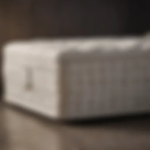 Luxurious mattress showcasing high-quality materials