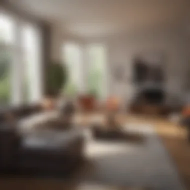 Optimized Flow and Functionality in Living Space Optimized flow and functionality in long living space
