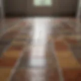 A pristine tile floor showcasing its shine after cleaning