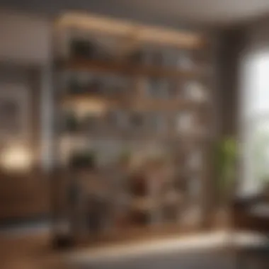 Innovative Bookshelf Room Separator Functional bookshelf as a room separator