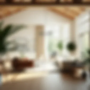 Natural Light in an Airy Open Space Natural light flooding an airy open space