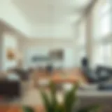 Spacious Open Concept Living Room Spacious open concept living room with stylish furniture