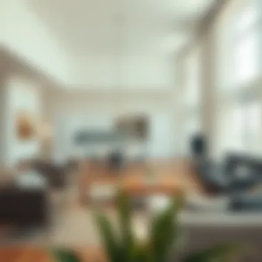 Spacious Open Concept Living Room Spacious open concept living room with stylish furniture