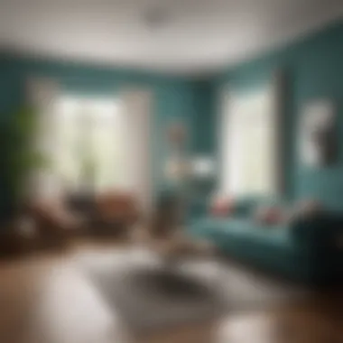 Fresh Living Room Transformation A beautifully painted living room showcasing a fresh color scheme