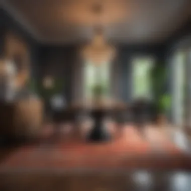 Complementary design elements for dining room aesthetics