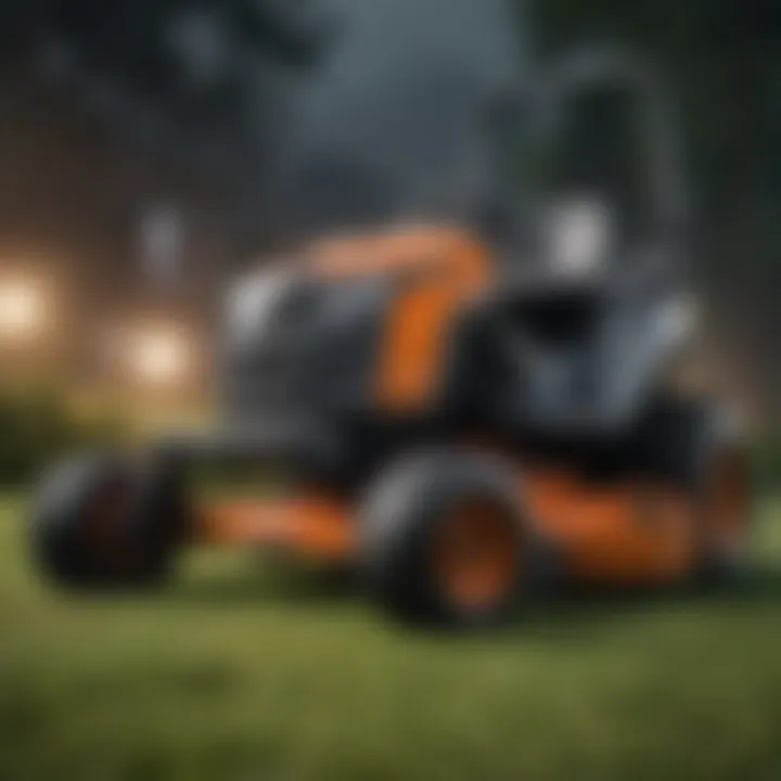 Comparison of Husqvarna mower with competitors