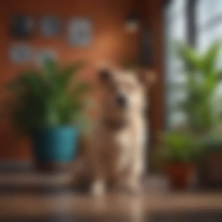 Guide showcasing pet-friendly plants in vibrant colors