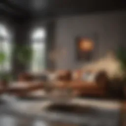 A beautifully decorated living room showcasing budget-friendly decor ideas