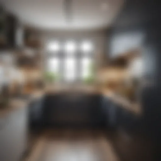 Stylish small galley kitchen featuring modern appliances and clever storage solutions
