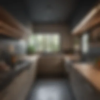 Sustainable Materials in Renovation Sustainable materials integrated into a chic galley kitchen renovation