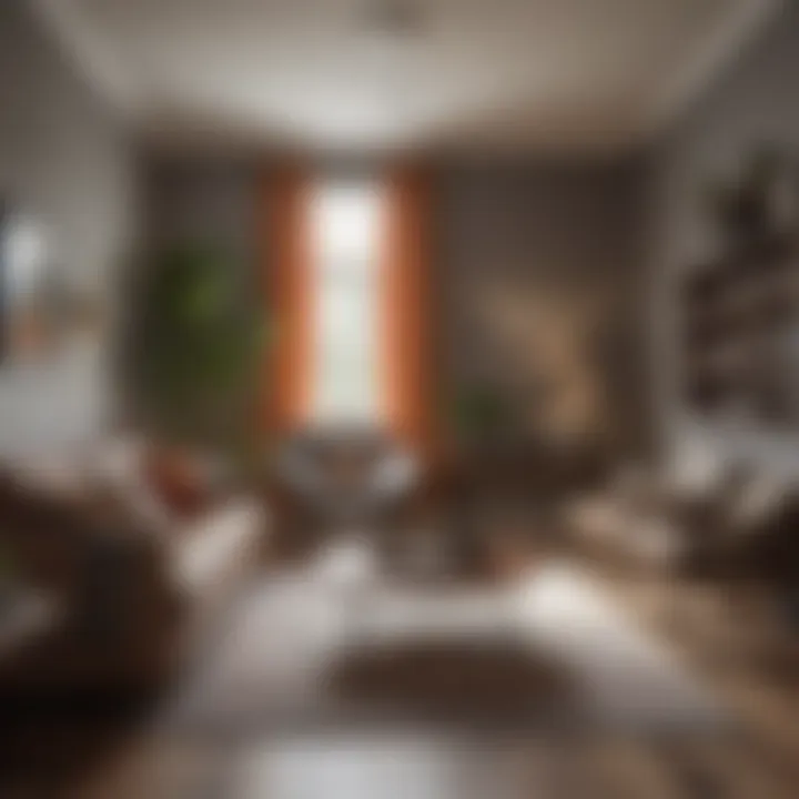 Zoning techniques applied to a small living area for enhanced functionality