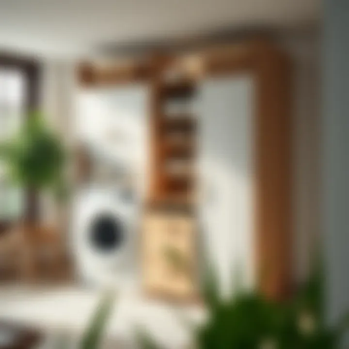 Multifunctional Furniture for Laundry Multifunctional furniture incorporating laundry storage