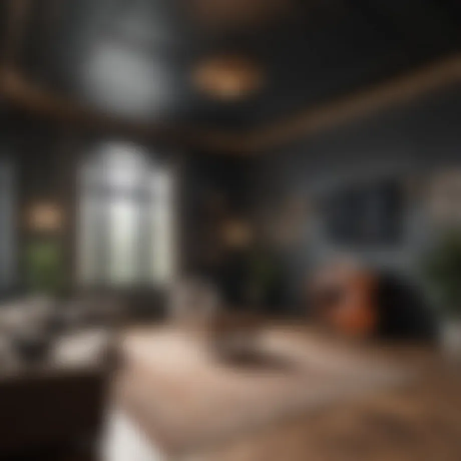 A well-designed music room showcasing acoustic panels and soundproofing.