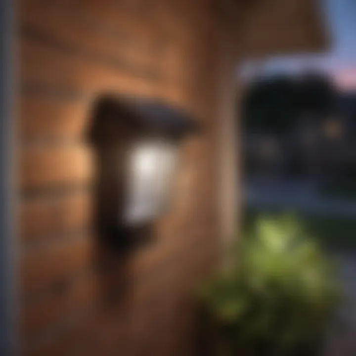 A comprehensive installation guide displayed alongside solar powered outdoor smart lights.