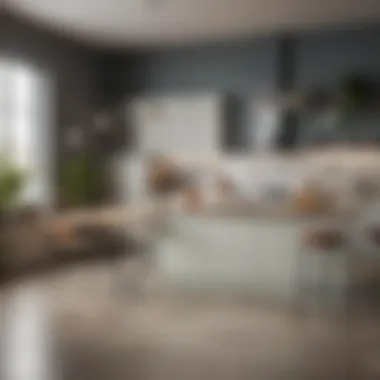 Harmonious Color Palette for Kitchen and Living Area A color palette selection showcasing harmonious tones for kitchen and living area