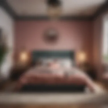 An example of colour psychology applied in bedroom decor