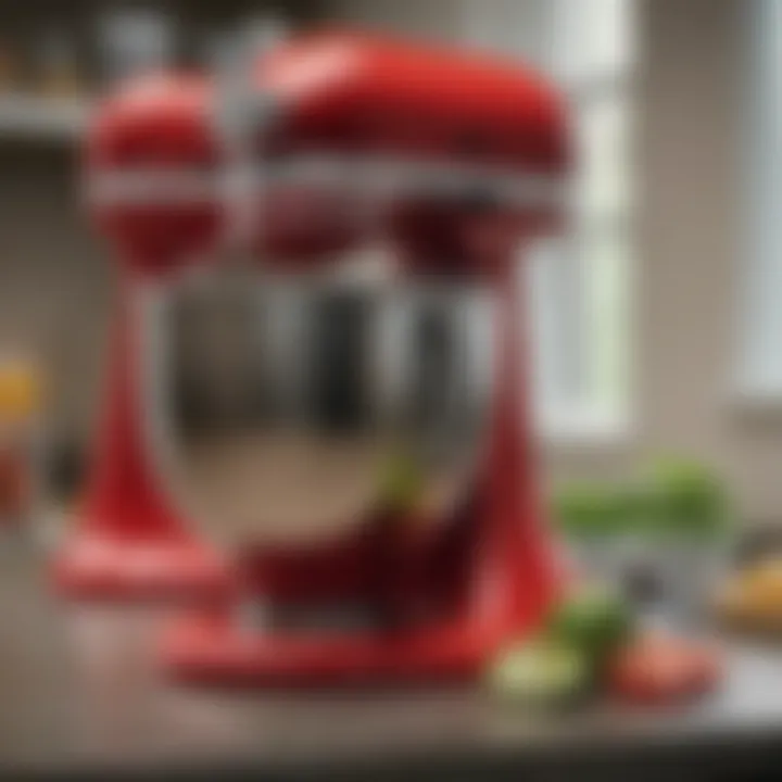 A detailed view of a specific KitchenAid attachment highlighting its features