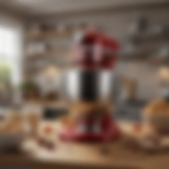 KitchenAid stand mixer highlighting its iconic style and versatility.