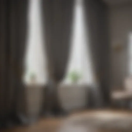 Elegant curtain draping techniques