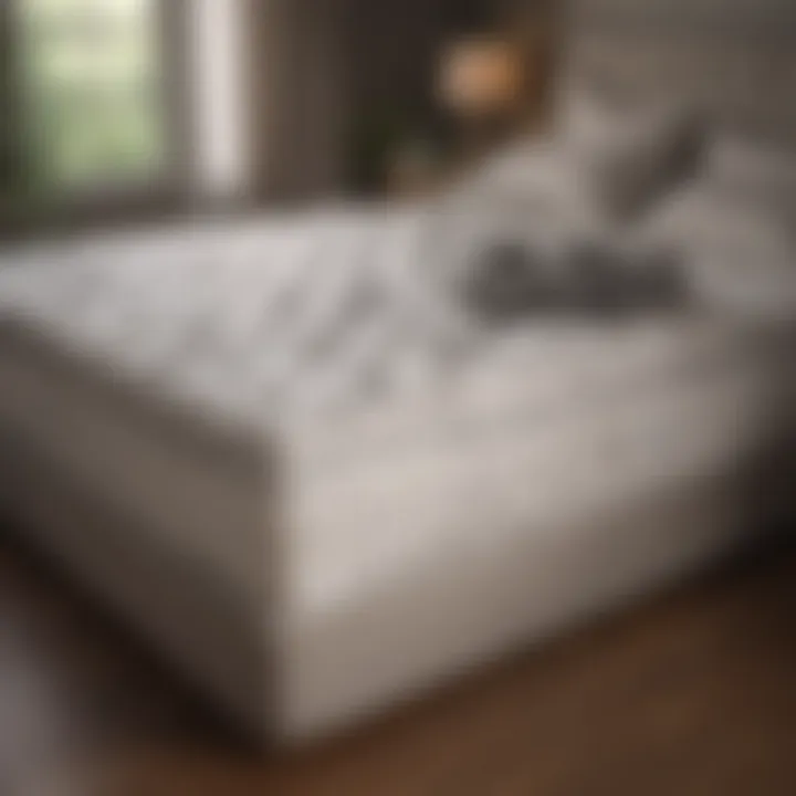 An infographic showing mattress lifespan statistics