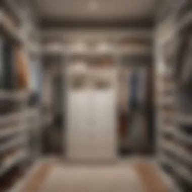 Optimized Closet Organization Organized closet with optimal use of space