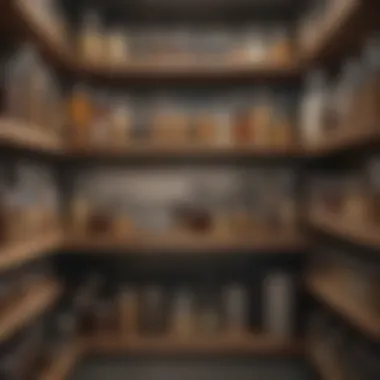 Stylishly Organized Pantry Stylishly organized pantry with containers