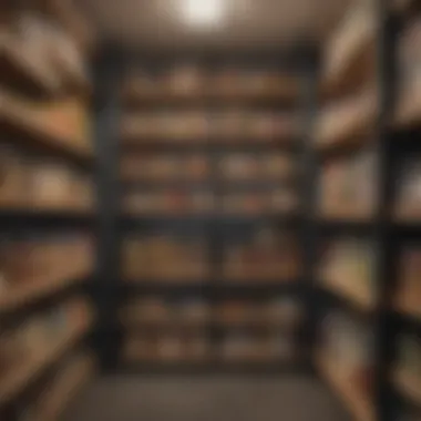 Diverse Storage Solutions Different types of storage solutions for pantry items