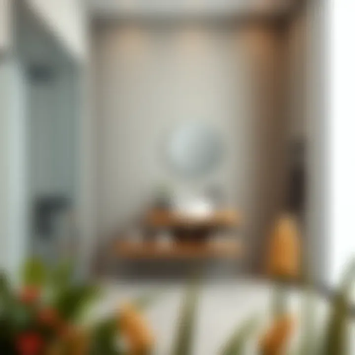 Serene Minimalist Bathroom with Floating Vanity Minimalist bathroom with a floating vanity and neutral colors