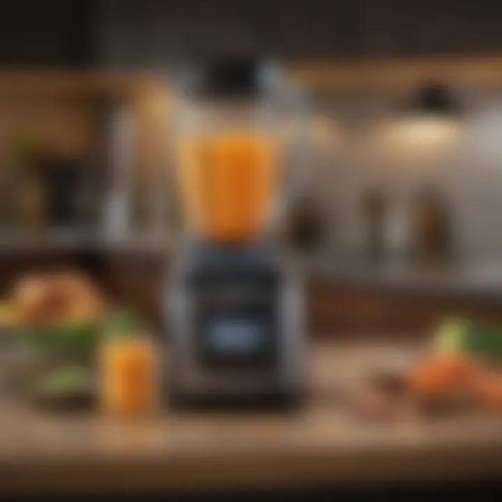 Blender showcasing its advanced features on display