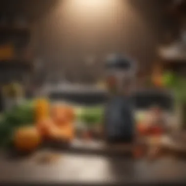 Healthy ingredients ready for blending