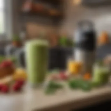 Smoothies and soups created using the Ninja Foodi