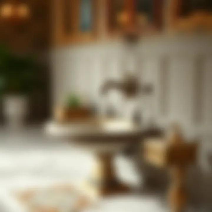 Antique sink with ornate details and traditional design