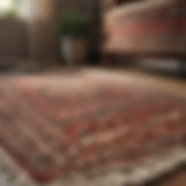 Maintained Wool Rug A beautifully maintained wool rug showcasing intricate patterns