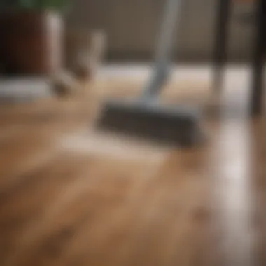 Eco-Friendly Cleaning Solutions Eco-friendly cleaning solutions arranged on a wooden surface
