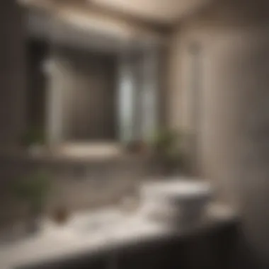 Modern Design for Compact Spaces Elegant small bathroom layout featuring a modern sink and compact shower