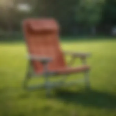 Comparison of different materials used in lawn chairs