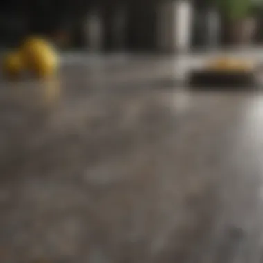 Diverse materials used for kitchen surfaces Detailed view of various countertop materials