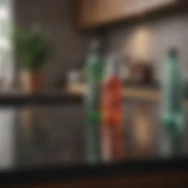 Eco-friendly cleaning solutions for countertops Selection of eco-friendly cleaning products