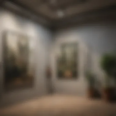 Secure methods for hanging large artwork with tools and anchors