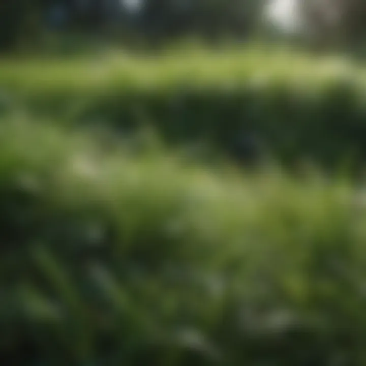 Different grass types suitable for various climates