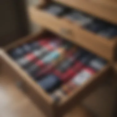Smart Storage Solutions Creative storage solutions for socks in a drawer