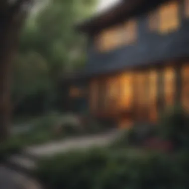 Visual representation of color psychology in home exteriors