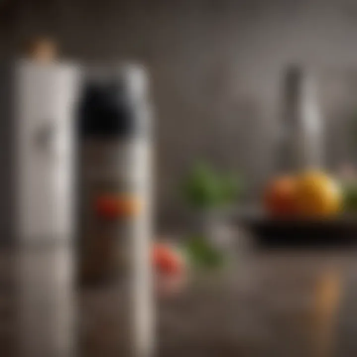 Ingredients list of a cooking spray