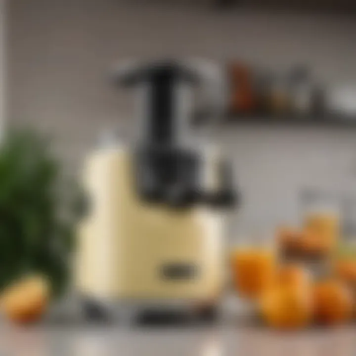 User-friendly interface of the Smeg Citrus Juicer