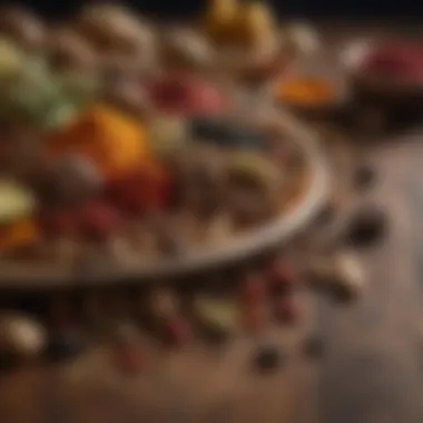 The Beauty of Amazonian Spices A beautiful arrangement of spices showcasing their colors and textures