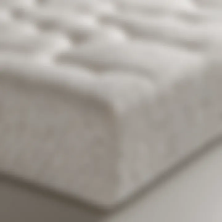 Close-up view of Tempur Supreme Mattress Topper showcasing its material texture