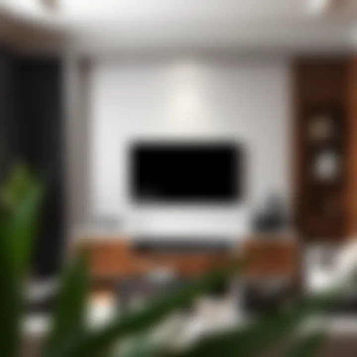 Stylish Corner TV Table for Space Optimization Stylish corner TV table maximizing space efficiency