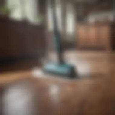 Effortless steam cleaning of hard floors for a spotless finish Steam cleaning floors effortlessly