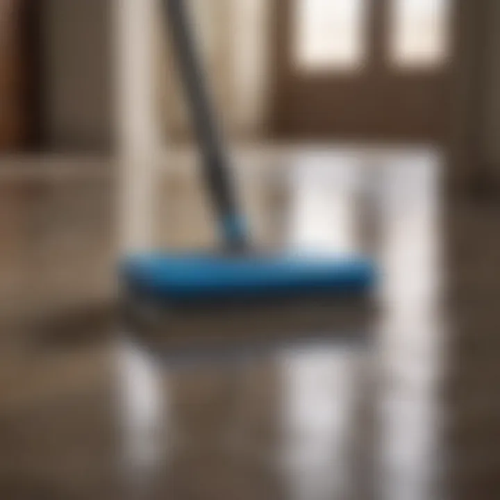 Tools and solutions for tile cleaning