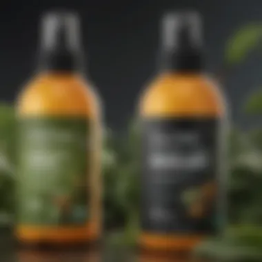 Close-up of active ingredients on a product label